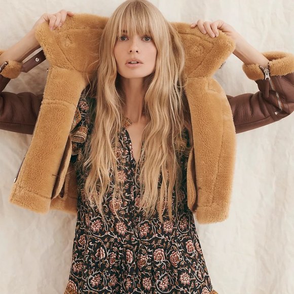 NWT Anthropologie Avec Les Filles Bexley Cropped Moto Jacket - Picture 5 of 10